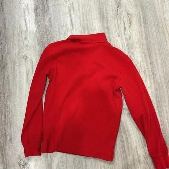 Polo Ralph Lauren 1/4 zip up red shirt size 10 - Picture 4 of 4